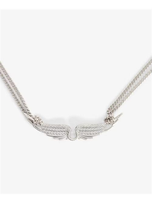 ROCK CHOKER ZADIG&VOLTAIRE | OWJW00641027 SHINY SILVER